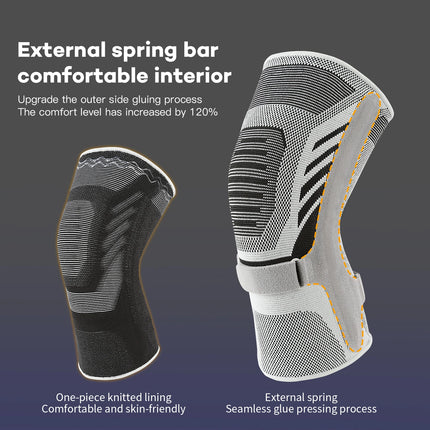 1PCS Knee Brace Support Straps Knee Compression Sleeves for Men & Women Meniscus Tear Arthritis Sports Joint Pain Relief by zapcart