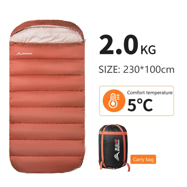 BISINNA Large Camping Sleeping Bag For Adults Lightweight by zapcart