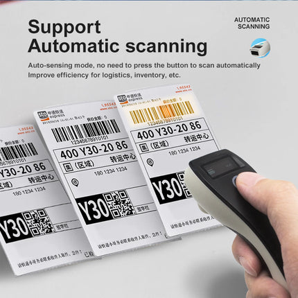 SYCREADER Mini Wireless Barcode Scanner 2D CMOS for Mobile by zapcart