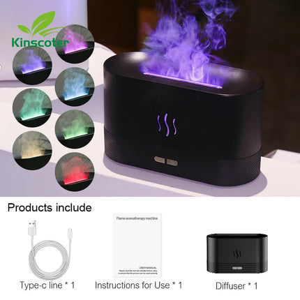 Kinscoter Aroma Diffuser Humidifier 180ml Aromatherapy Home