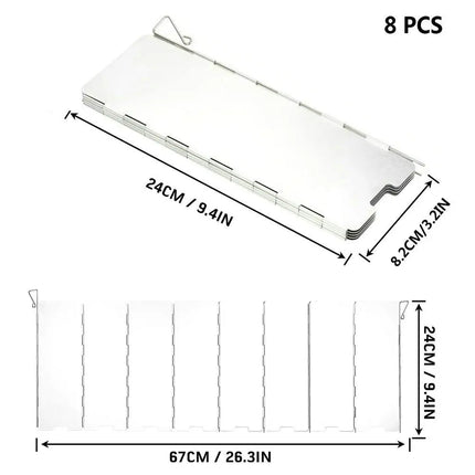 Outdoor Camping Gas Stove Wind Shield For Campers Pro by zapcart