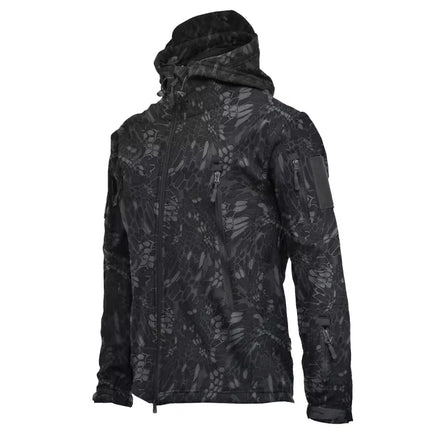 Longchengyixi Men Softshell Jacket Windproof Waterproof by zapcart