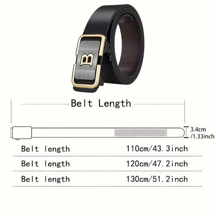 Men's Buckle Toothless Automatic Buckle Belt Fashion Gift