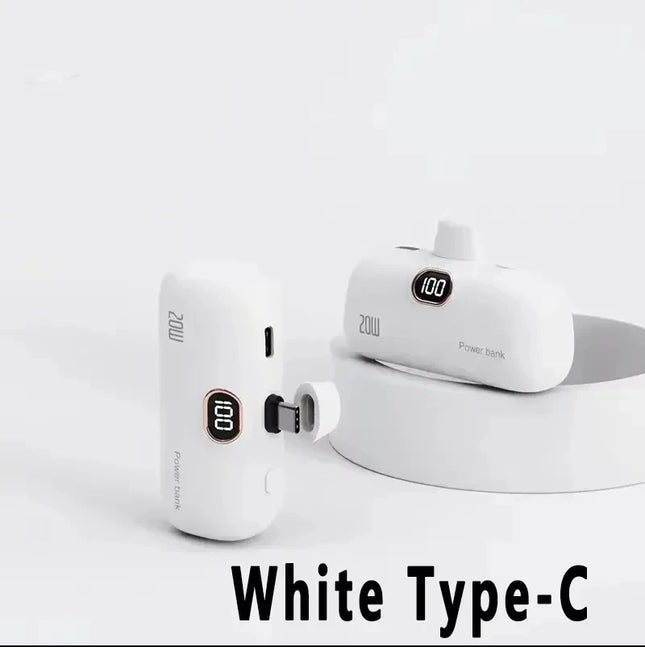 Tideboom Mini Power Bank 5000mAh Built In Cable For iPhone by zapcart