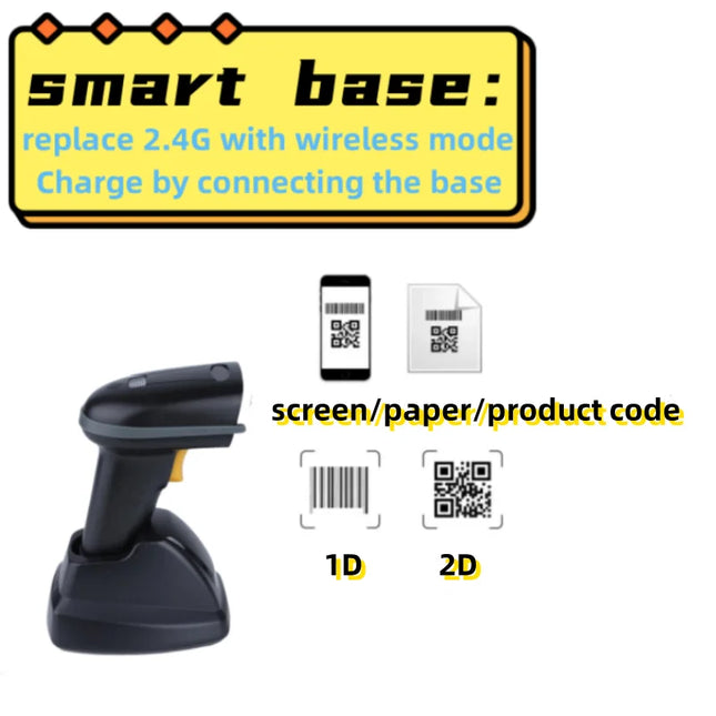 YuNew Fast 2D QR Barcode Scanner for Pharmacy Retail Elite by zapcart