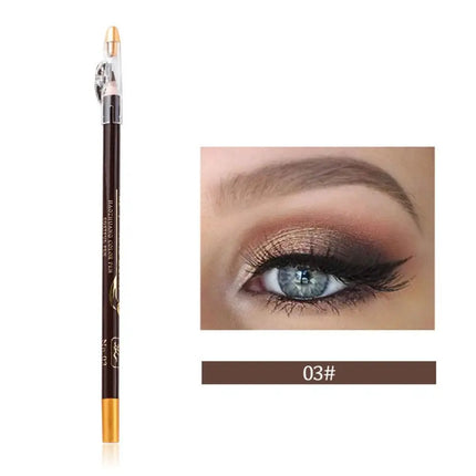 Five Colors Eyebrow Eyeliner Pencil Portable Waterproof Day by zapcart