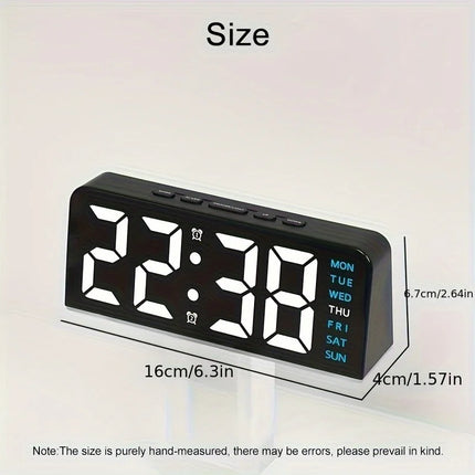 Choice Digital LED Alarm Clock With Time Display Desk Clock by zapcart