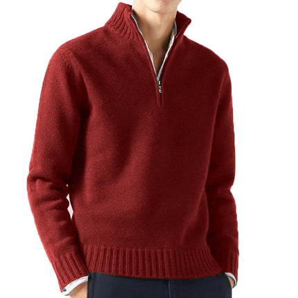 Animal Game Mens Turtleneck Sweater Warm Knitted Pullover by zapcart