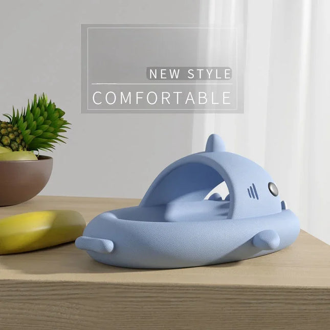 Couples Shark Slippers Non Slip Home Slides For Men Women by zapcart