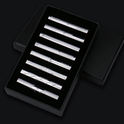 Choice 8Pc Men's Metal Tie Clip Set Box Luxury Business by zapcart