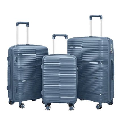 Double Traveller Zipper Luggage 20 24 28 Inch Unisex Wheels by zapcart
