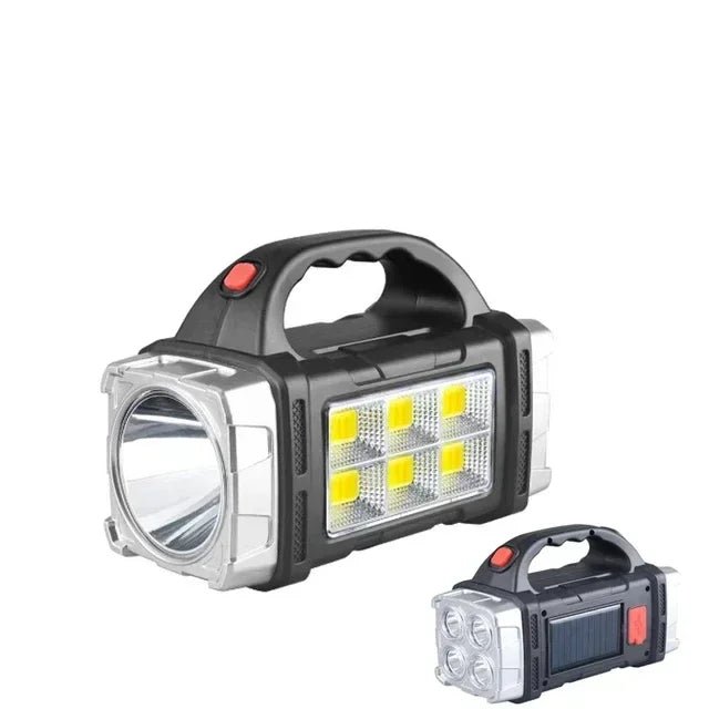 Rechargeable LED Flashlight Solar USB Power Bank Camping by zapcart