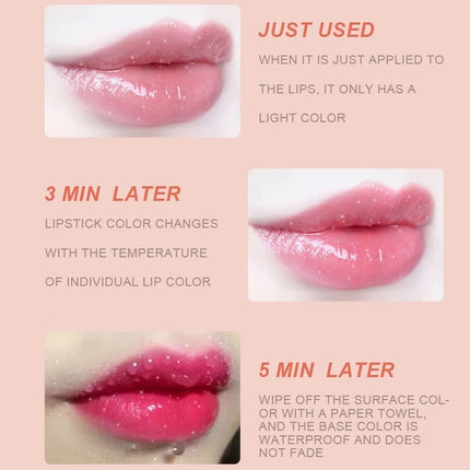 Lazy Lipstick Lip Shape Color Changing Temperature Activated by zapcart