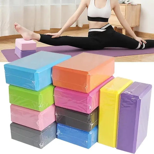 Choice EVA Yoga Blocks 2 Pack For Adults Stretching Shaping by zapcart