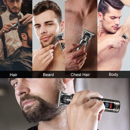 Sejoy Men Hair Clipper Kit Cordless Rechargeable Trimmer