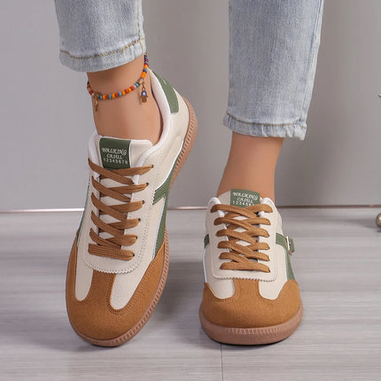 Ladies Green Sneakers Soft Sole Comfort For Women Everyday by zapcart