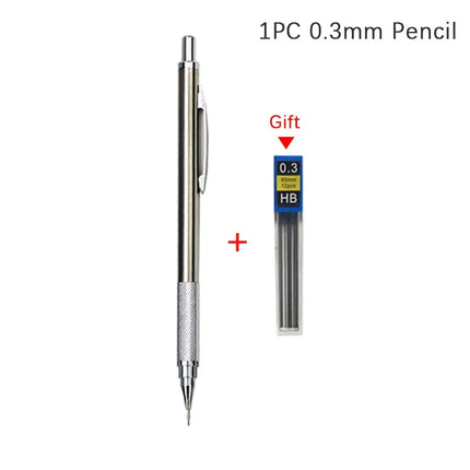 Mechanical Pencil Set 0.3 to 2.0mm Full Metal for Artists by zapcart