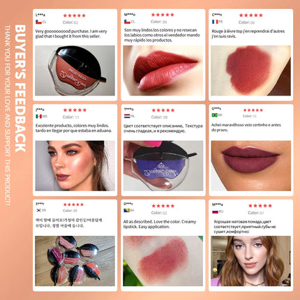 Lazy Lipstick Lip Shape Color Changing Temperature Activated by zapcart