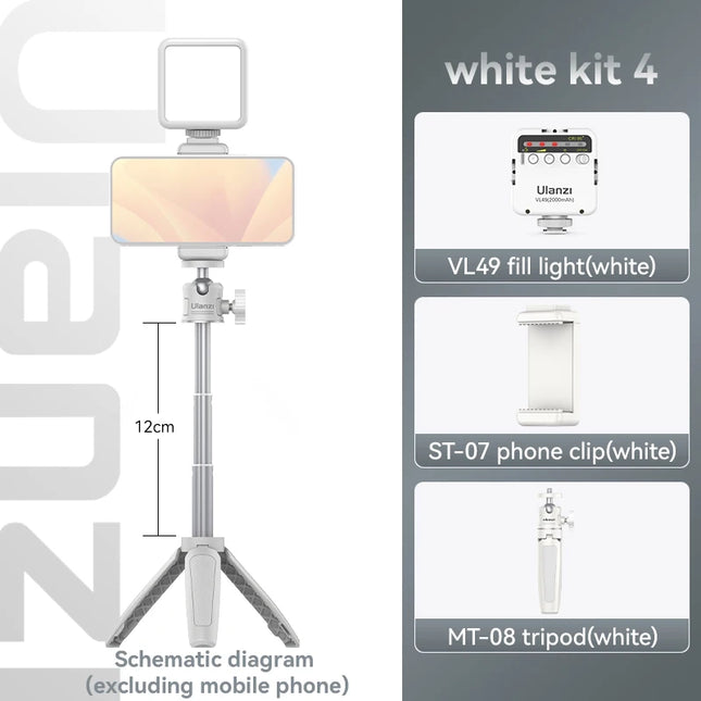 Ulanzi MT 08 Tripod Foldable Quarter Inch Mount For Cameras by zapcart