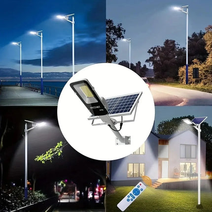 YQCHEZI 357LED Solar Street Light 6500K IP65 Outdoor Garage by zapcart