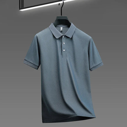 Zhejiang Choice Mens Solid Color Polo Shirt Breathable by zapcart