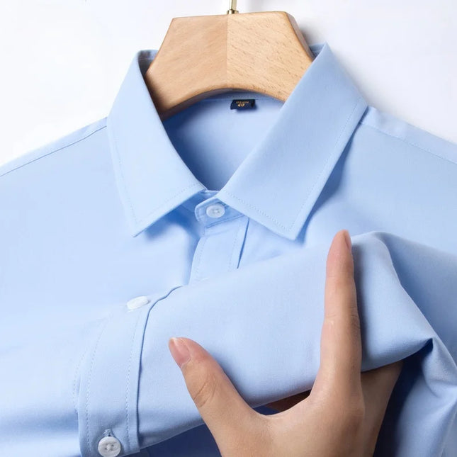 CN Zhejiang Anti Wrinkle Mens Dress Shirt For Men Slim Fit by zapcart