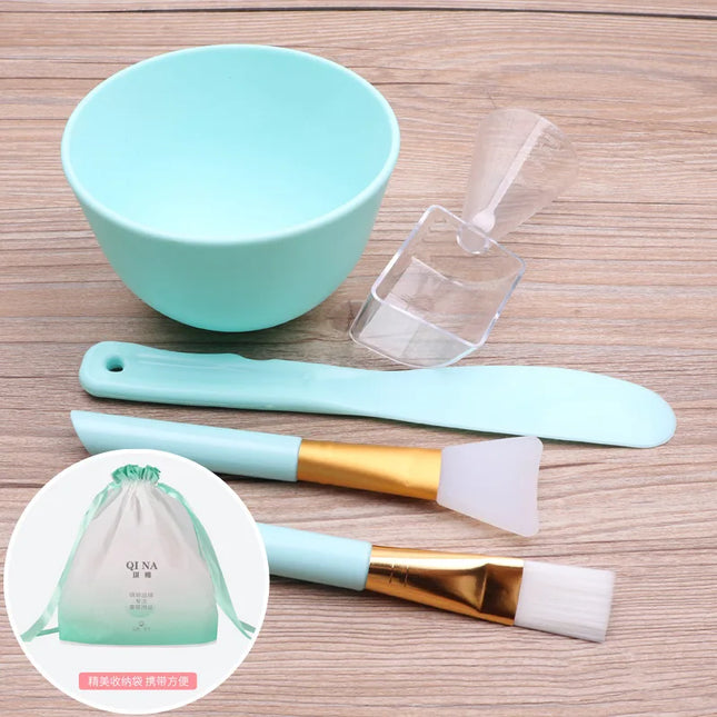 Face Mask Mixing Bowl Set 5Pcs For DIY Skincare Women by zapcart