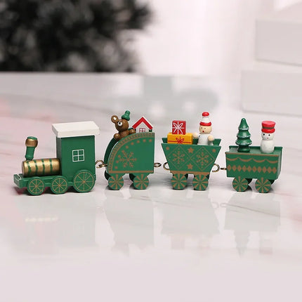 Gooparty Wooden Christmas Train Ornaments For Kids Decor by zapcart