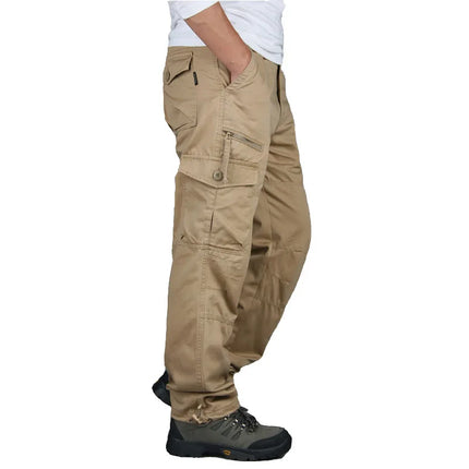 GHJQLCN Men Camouflage Cargo Pants Tactical Cotton Baggy by zapcart