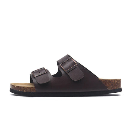 Hecrafted Mens Slippers Summer Classic Buckle Breathable by zapcart