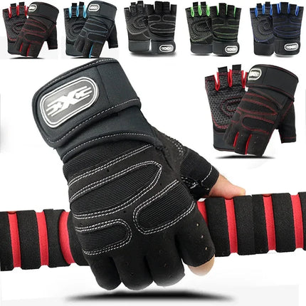 HUBEI Outdoor Sport Gloves Fingerless Wrist Guard Women Men by zapcart