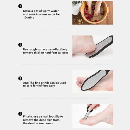 Andvictory 3In1 Pedicure Foot Care Tool Kit For Heels by zapcart