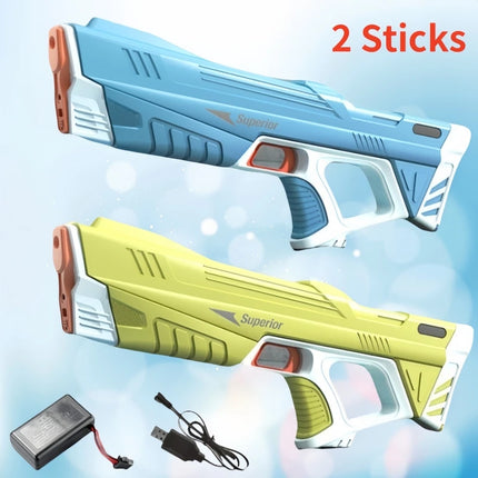 2 Sticks Kids Electric Water Gun Full Automatic Beach Battle by zapcart