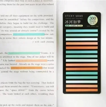 Moonbiffy Waterproof Index Tabs Sticky Notes for Students by zapcart