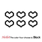 Mosaic Heart Love Car Sticker Waterproof Decal For Cars by zapcart