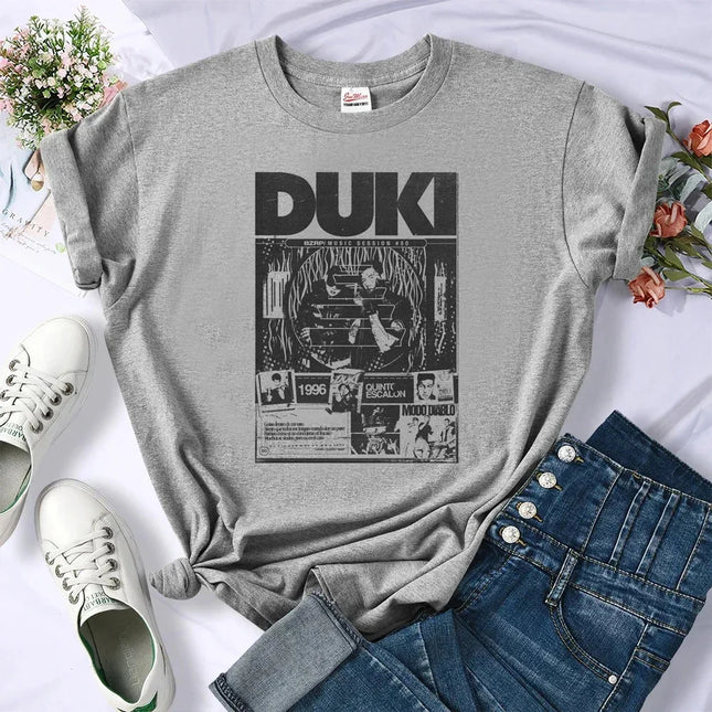 Duki Top Women Graphic Designer Tee All Day Comfort by zapcart