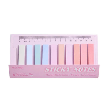 Gimue Morandi Sticky Tabs 200 PCS School Office Organizer by zapcart