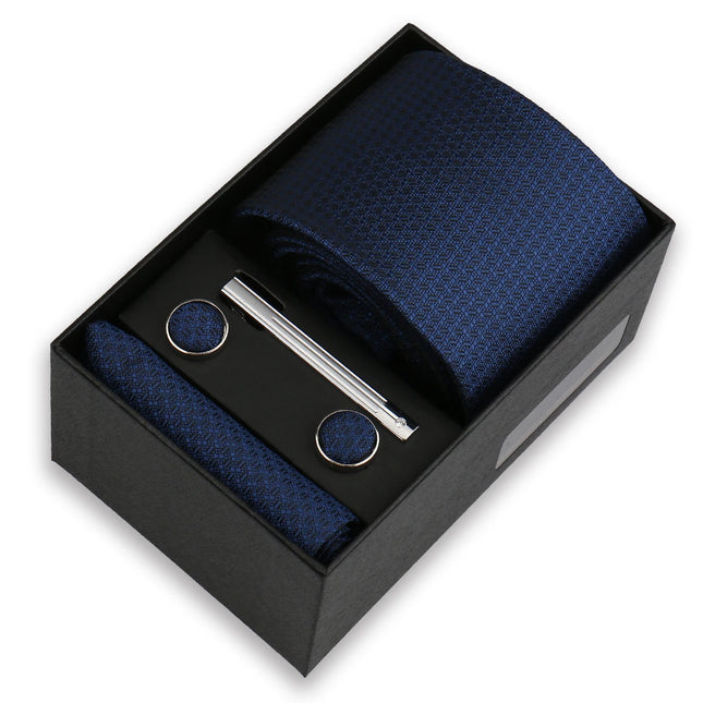 CN Mens Premium Tie Set Gift Box Paisley Handkerchief by zapcart