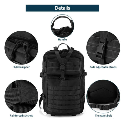 ThuramCN 25L 50L Tactical Waterproof Backpack for Outdoors by zapcart
