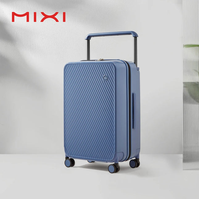Mixi Wide Handle Luggage Unisex Spinner TSA Hardside 20 24 by zapcart