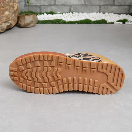 Women Leopard Print Jogging Sneakers For Summer Comfort by zapcart