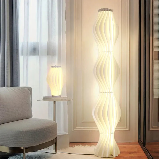 Claeted Nordic Grass Skirts LED Floor Lamp Ambient Bedroom by zapcart