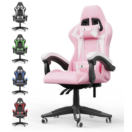 Bigzzia Ergonomic Gaming Chair For Boys With Lumbar Cushion by zapcart