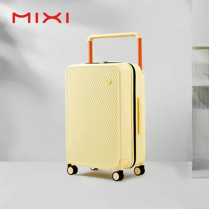 Mixi Wide Handle Luggage Unisex Spinner TSA Hardside 20 24 by zapcart