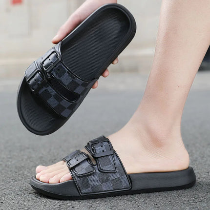 Onege Men's Summer Slippers Wear Resistant Comfort Footwear