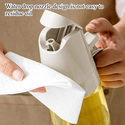 Choice 2in1 Glass Olive Oil Sprayer 500ml For Air Fryer by zapcart