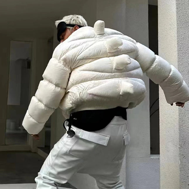 NIGO 3D Down Ski Jacket For Men Women Winter Premium Comfort by zapcart