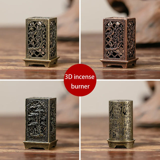LWLYBH Vertical Alloy Incense Burner Lasting Fragrance Home by zapcart
