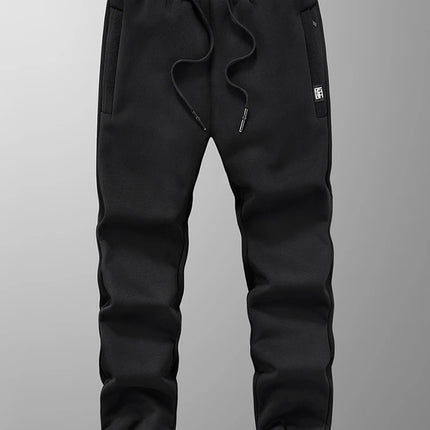 Anbican Winter Mens Thick Fleece Joggers Plus Size Pockets by zapcart