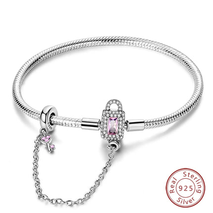 IQMAC Original Sterling Silver 925 Charm Bracelet For Women by zapcart